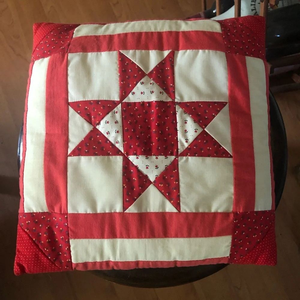 Vintage Quilted Pillow